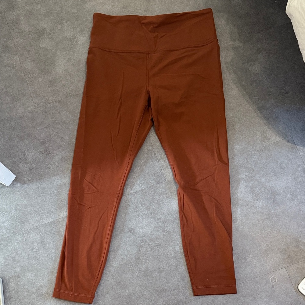Athleta Ultra High Rise Elation Legging in Rust